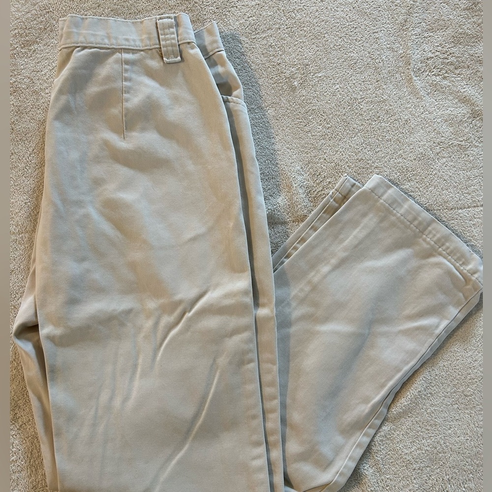 Tan ankle dress pants